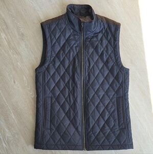 Johnston & Murphy Men's Quilted Navy Vest